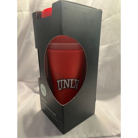 Starbucks UNLV Reusable Plastic Cold Cups 5 PACK Campus Collection [USA] - Picture 1 of 5
